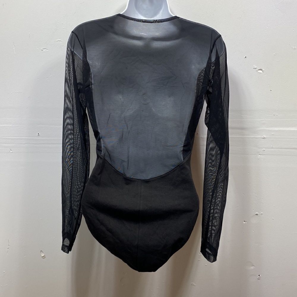 Vintage Gold Label Victoria's Secret Mesh Bodysuit Large - Picture 7 of 7